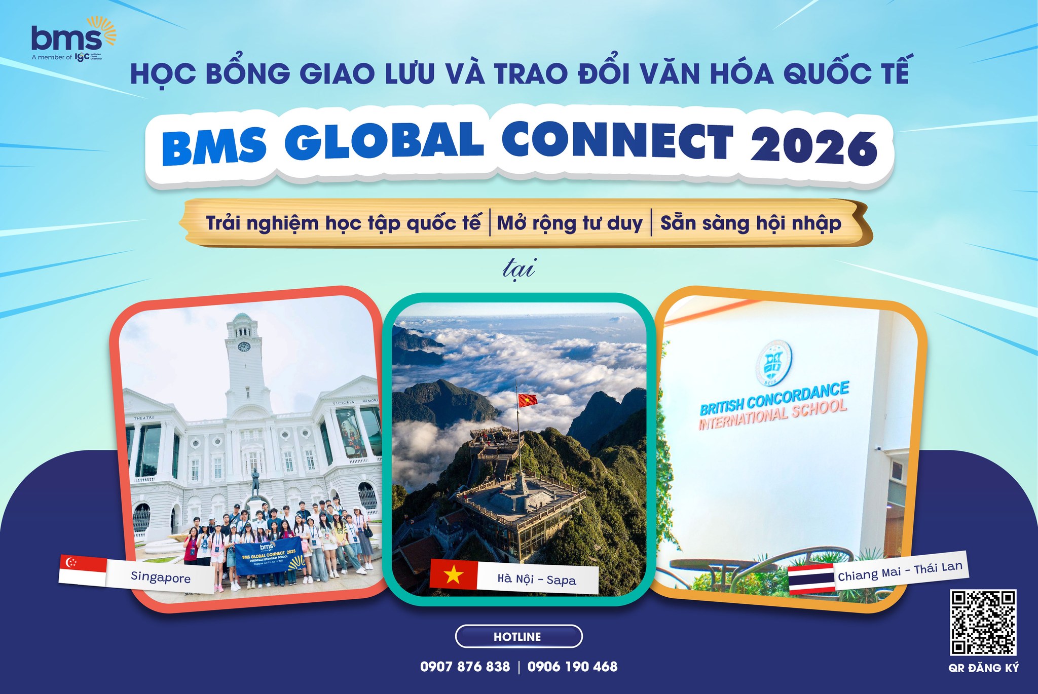 Học bổng giao lưu và trao đổi văn hoá quốc tế BMS Global Connect 2026