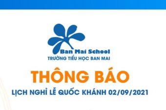 Thông báo nghỉ lễ Quốc khánh 2/9 của BMSers khối Tiểu học